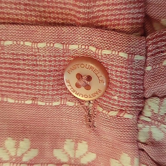 Pastourelle by Pippa & Julie red boho bohemian tassel pom pom modern top - Picture 9 of 10